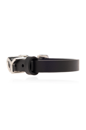 Y/PROJECT レザーバングル Black Leather bracelet Y Project - StasanetShops Canada